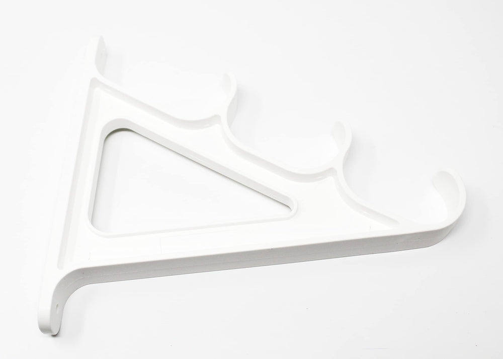 JSP Manufacturing two-arm set enables quick, sturdy wall mounting.