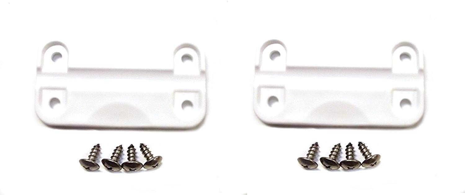 White polypropylene hinge suitable for rectangular Igloo coolers