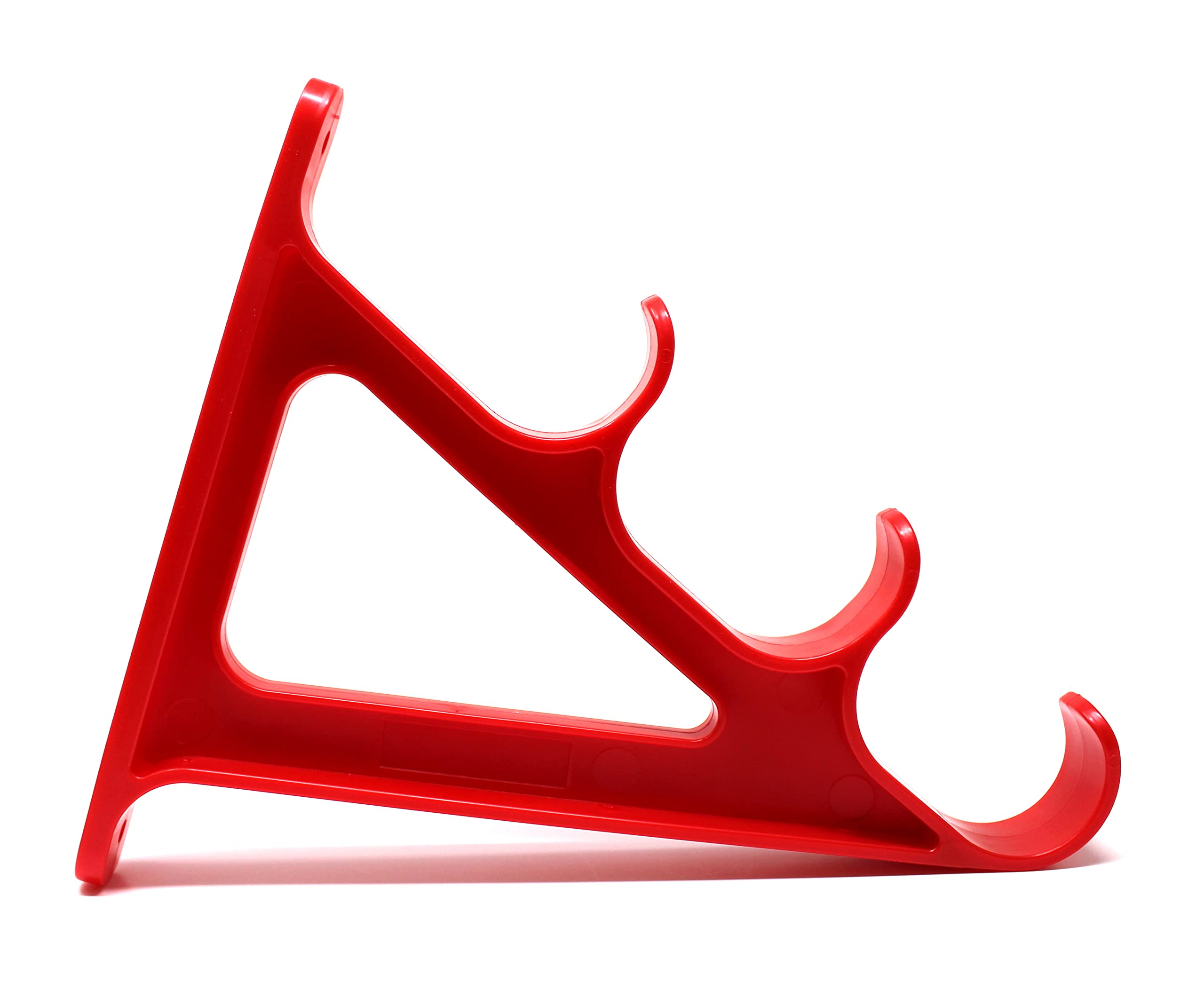 JSP Manufacturing red wall rack close-up view showing sturdy construction