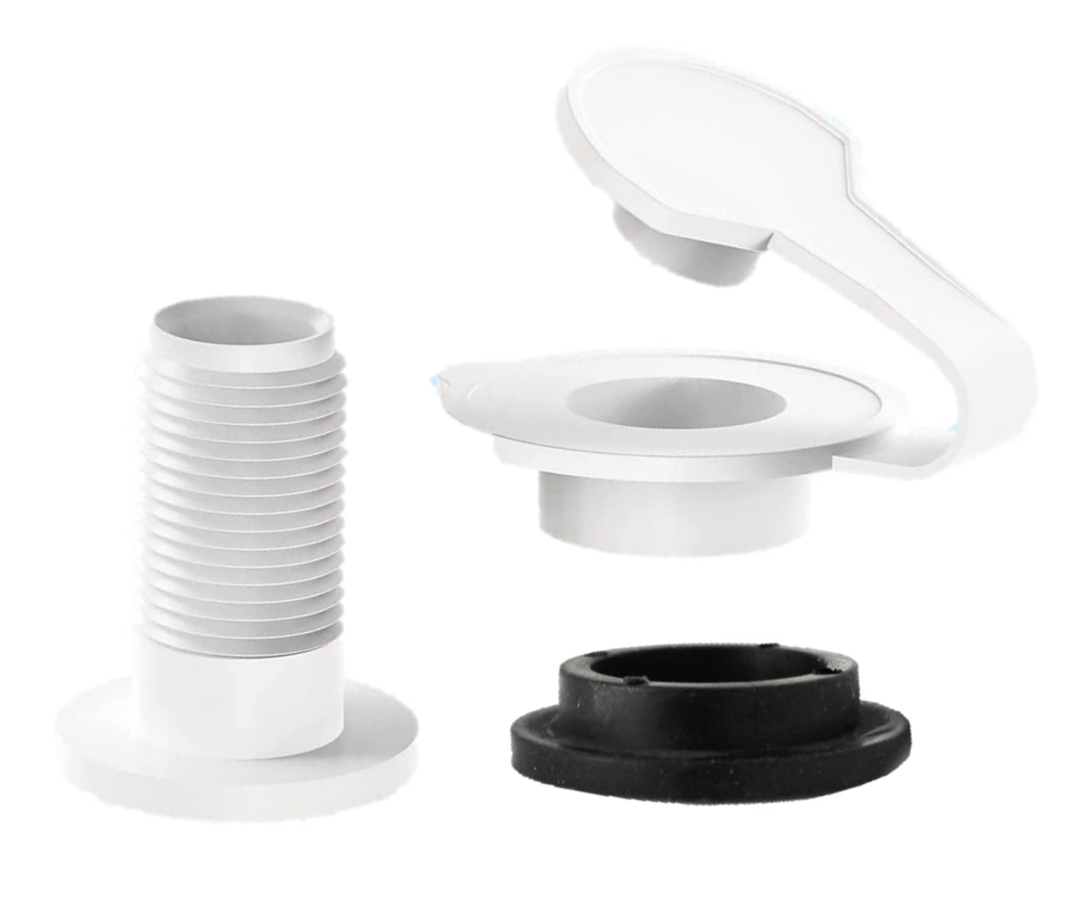 JSP Manufacturing white drain cap for Coleman Xtreme, quick reseal