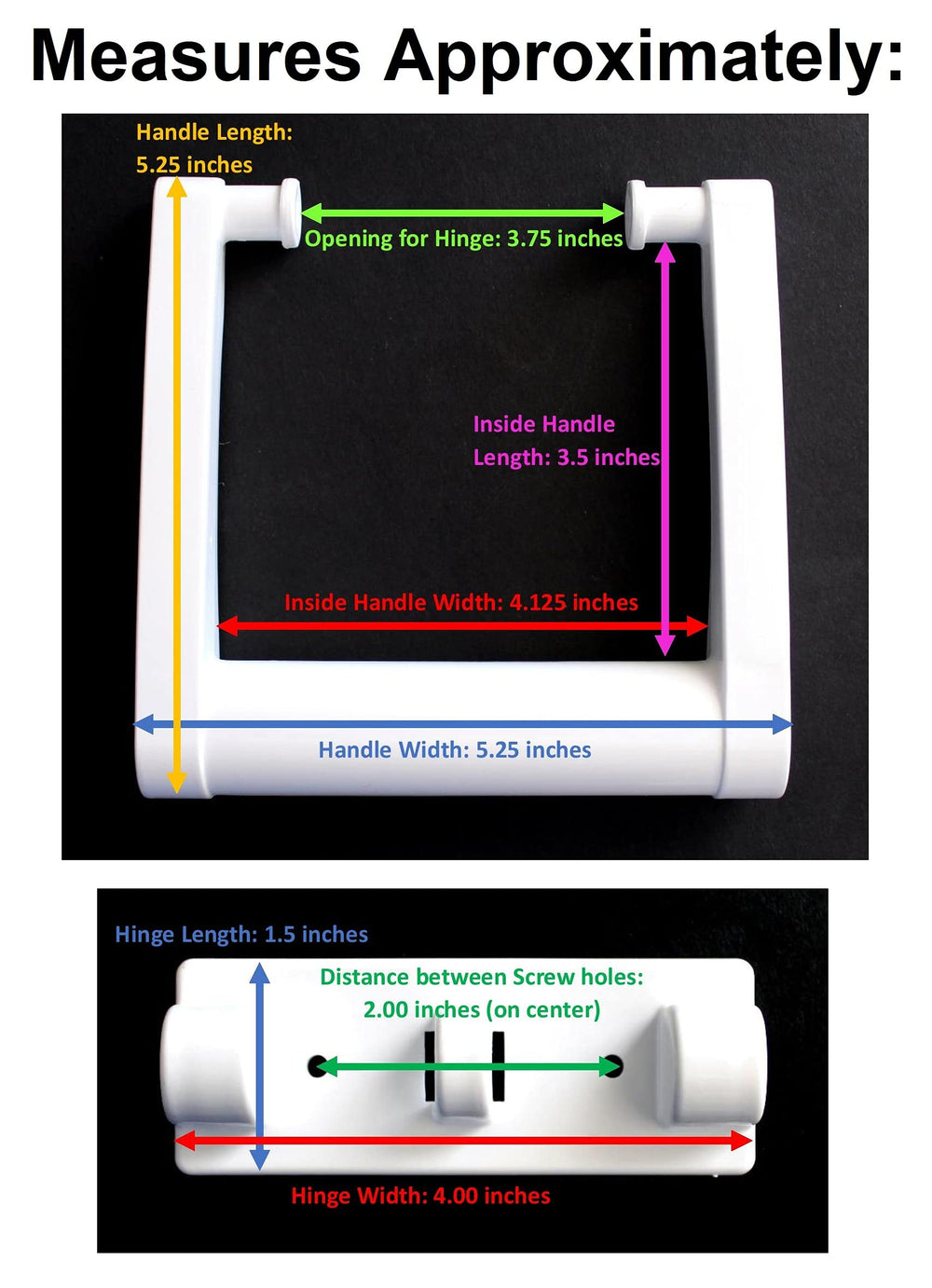 JSP Manufacturing white Igloo cooler replacement handle for quick upgrades.