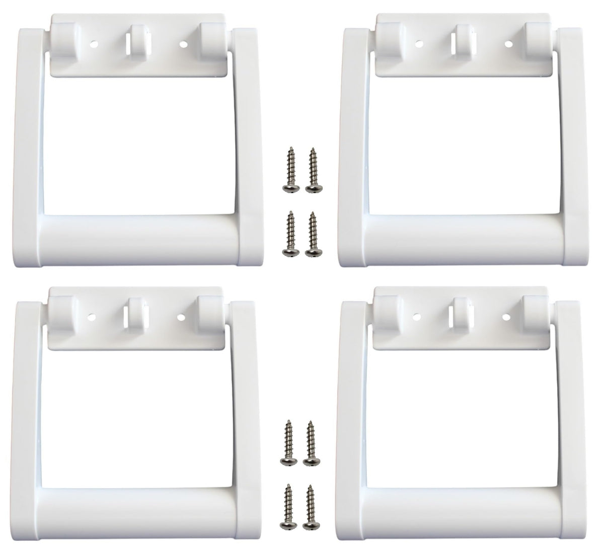 JSP Manufacturing white Igloo cooler handle assembly for secure replacement.
