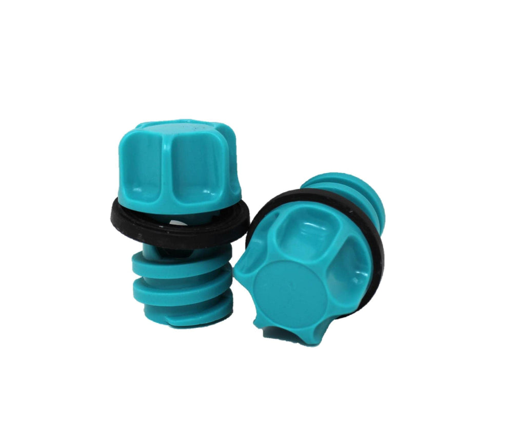 Yeti and RTIC compatibility in a teal plug from JSP for versatile use.