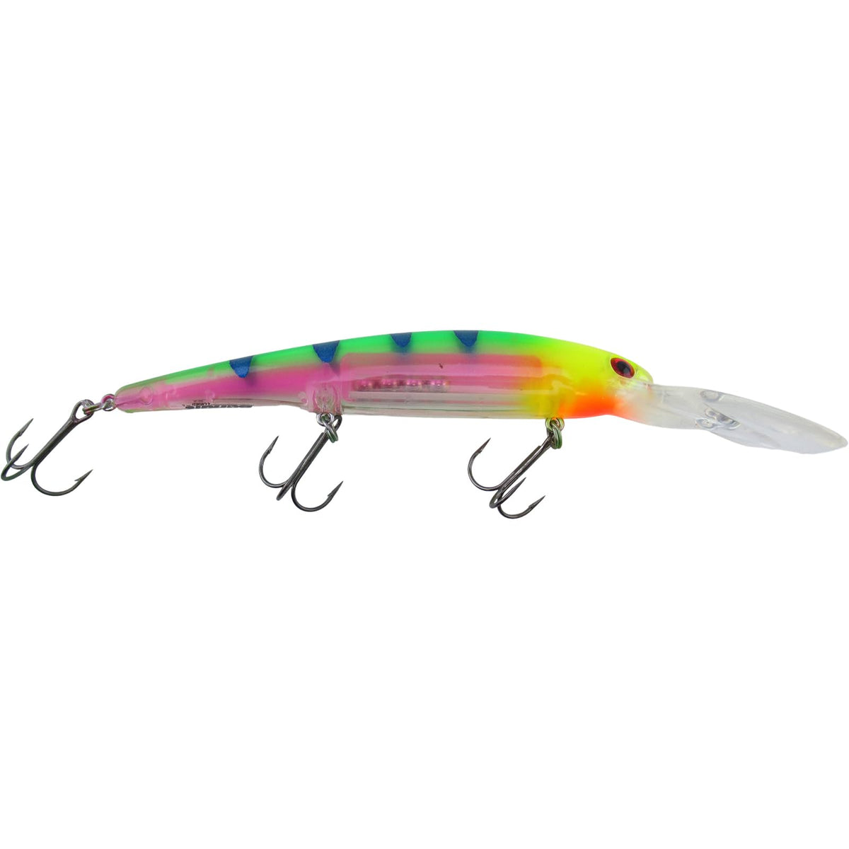 JT Custom Tackle Bandit Walleye Deep Diver in Eriedescent; ideal for deep-water trolling.