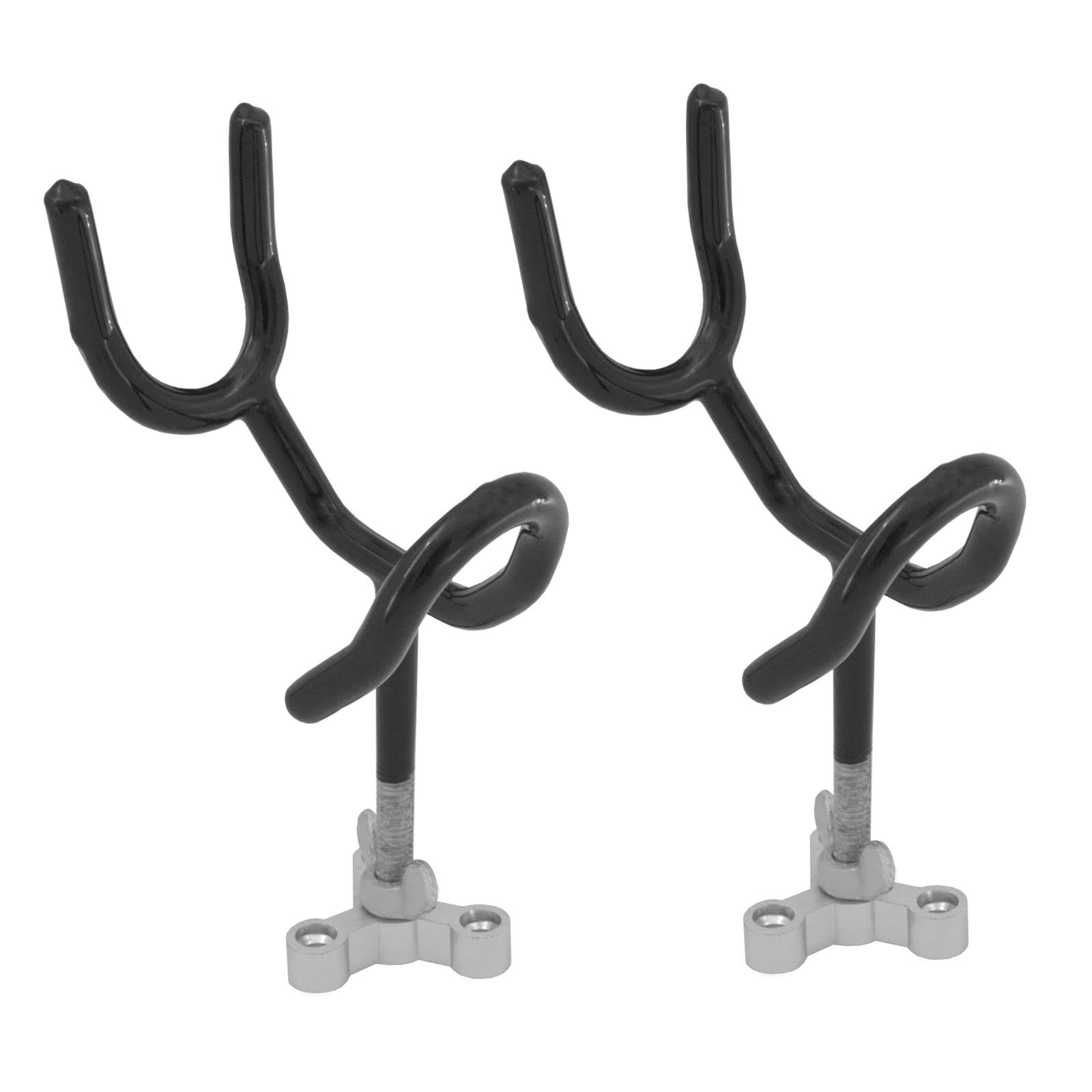 JT-HLM 20 Degree Boat Fishing Pole Holder with deck mount base – front view