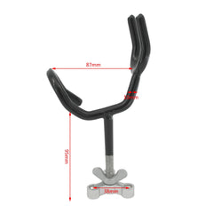 2-pack JT-HLM rod holders installed on boat rail