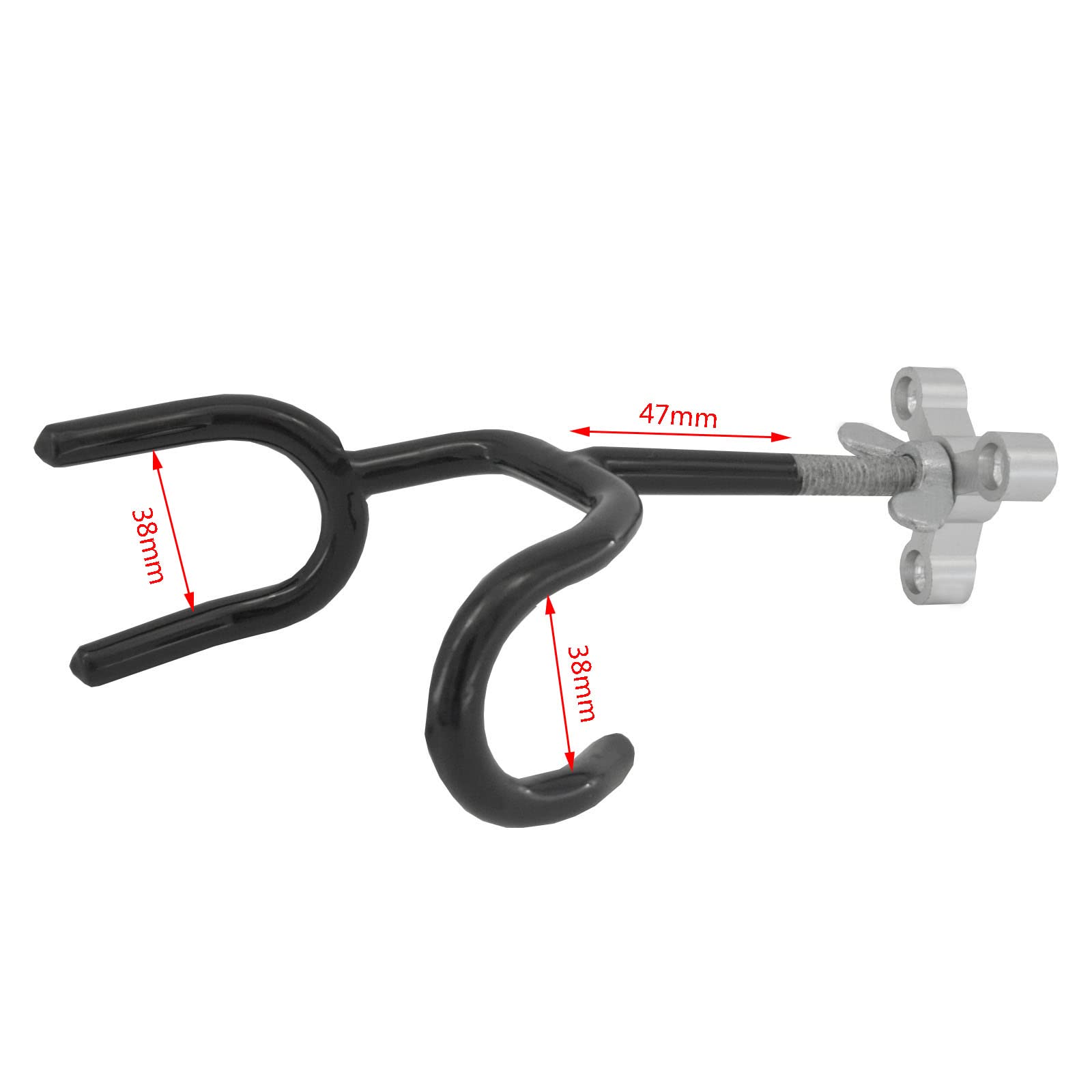 V-shaped front design for right or left hook sets