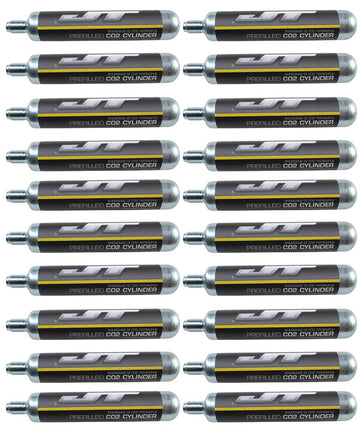 JT Youngfit 90g CO2 cartridge image showing compatibility with air rifles and paintball markers