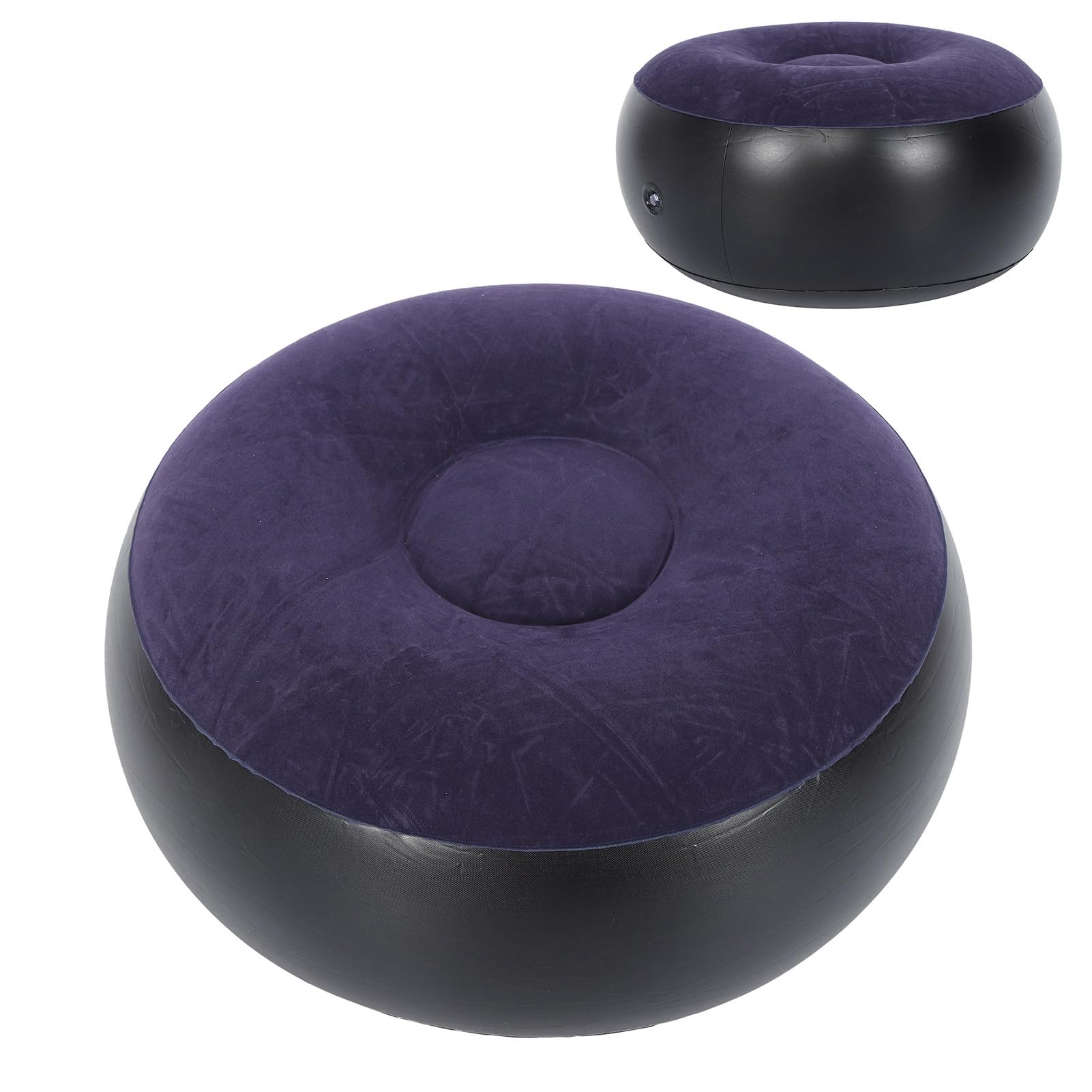 JTLB inflatable chair blue in dorm room compact seating solution