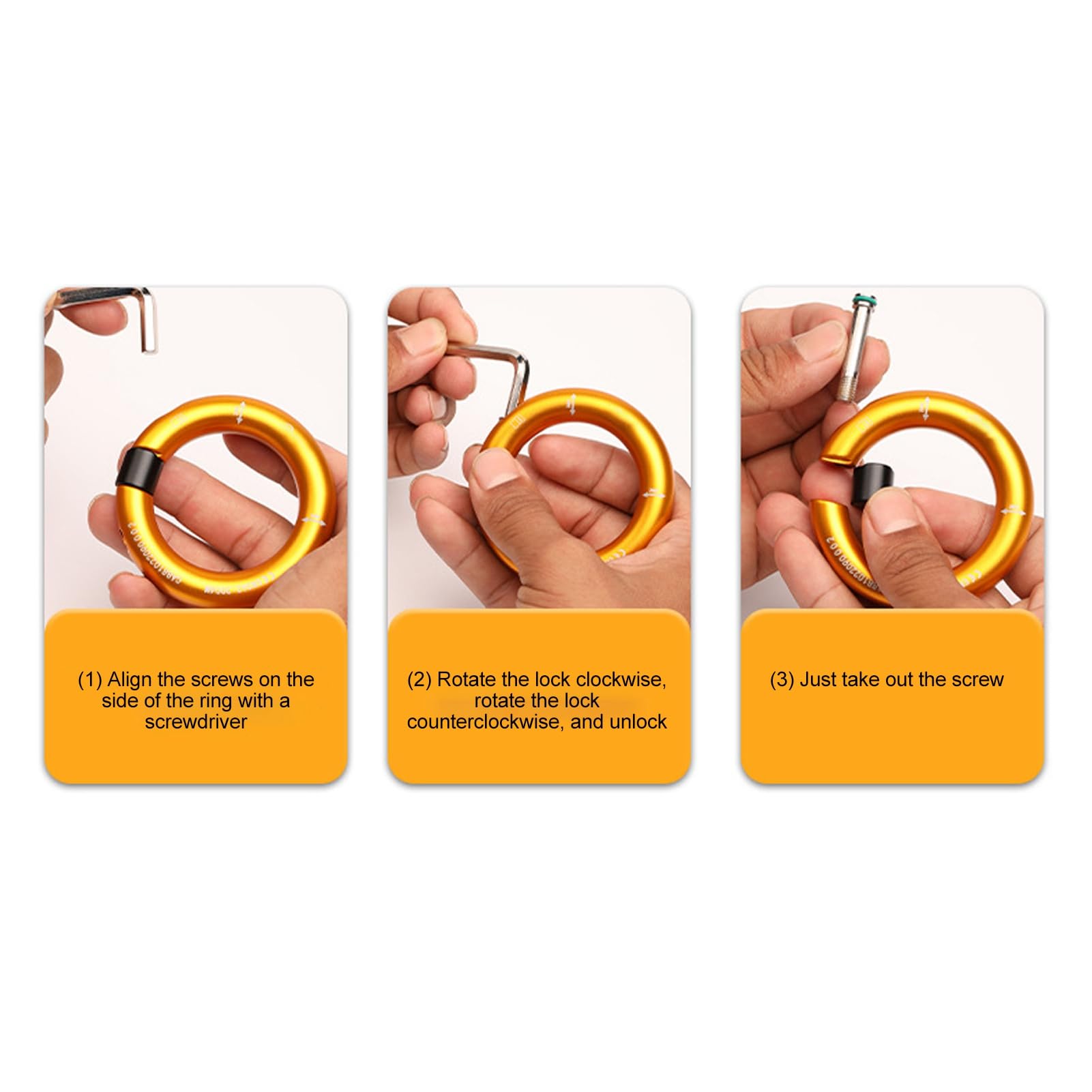 JTLB removable safety connector enables flexible attachment options during climbs.