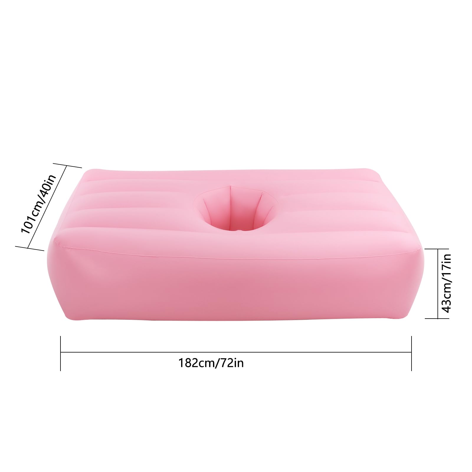 juckeyroot BBL recovery air mattress waterproof PVC stays clean and dry