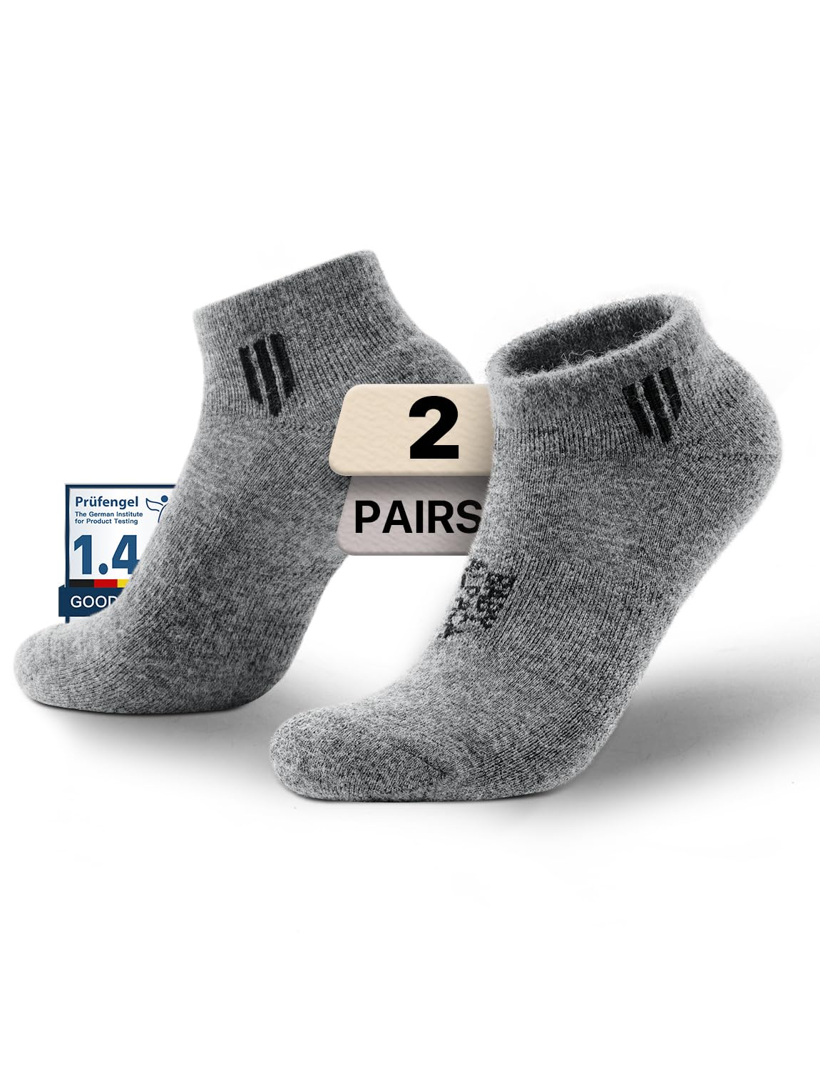 Juclise alpaca wool ankle sock close-up highlighting plush cushioning for comfort
