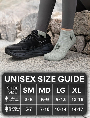 Juclise Alpaca Wool Ankle Socks highlighting moisture-wicking for dry feet during activity.