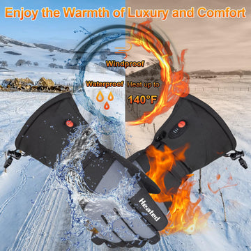 Jugevi heated gloves fingertip-touch enables phone use while staying warm.
