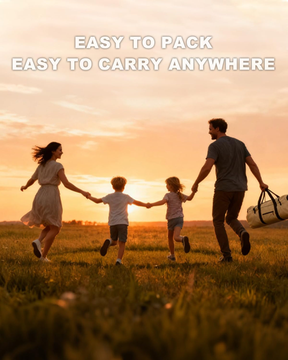 Juliful Unic Instant Tent travel-ready design for easy transport and storage.