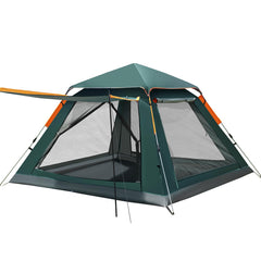 Juliful Unic Instant Tent setup shows quick, tool-free pitching for family trips.