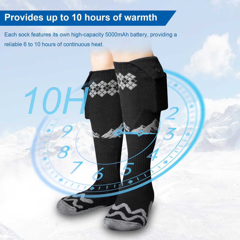 Julysky heated socks suitable for outdoor use with consistent warmth