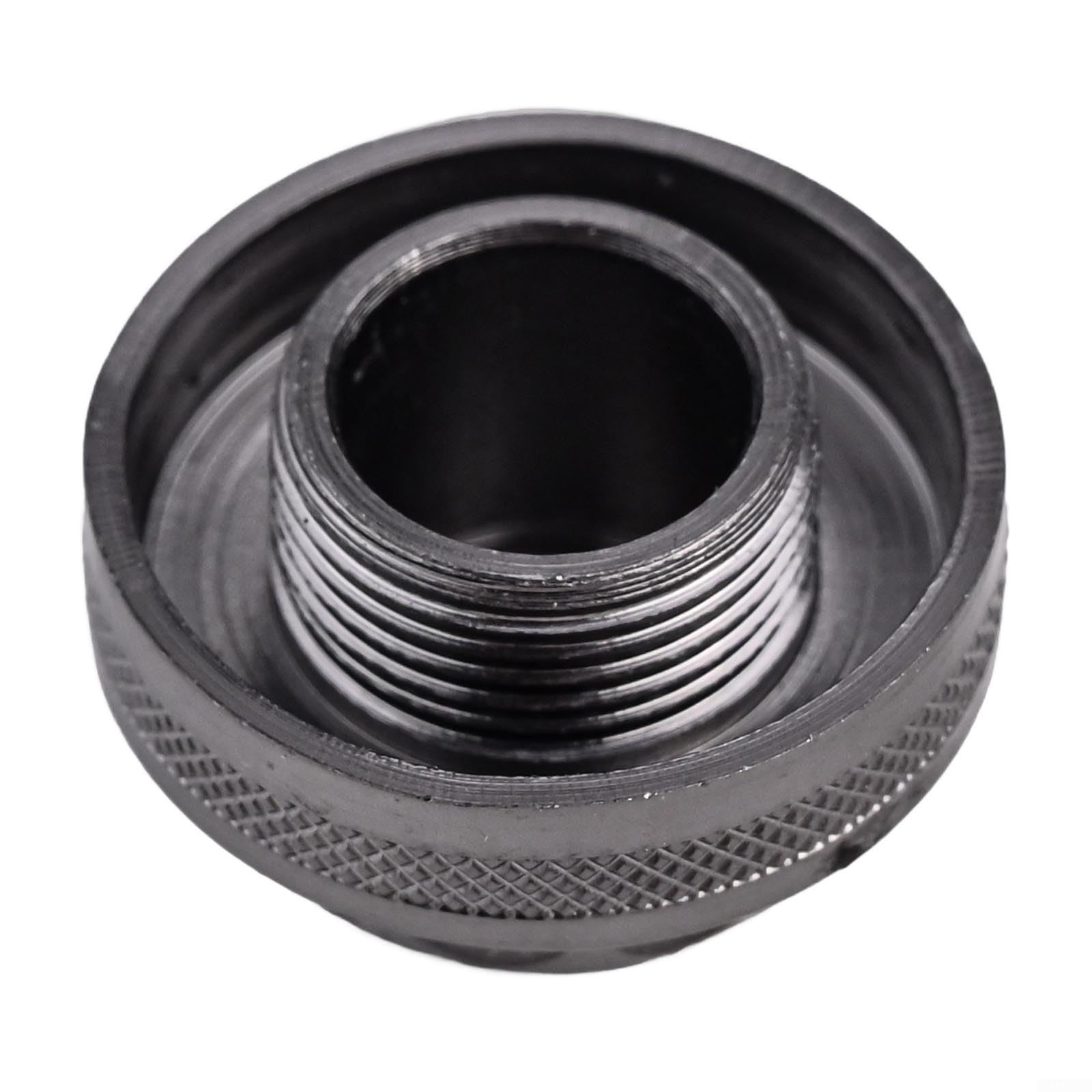 Jumplushion reel cap shown from top, lightweight and durable construction.