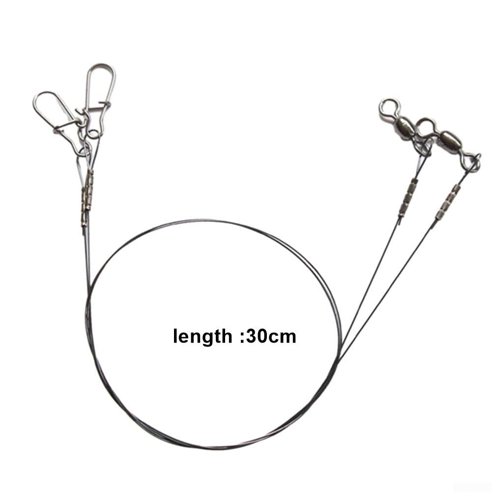 Jumplushion titanium leader 35cm for 18kg pulls, built for stronger strikes and reliability.