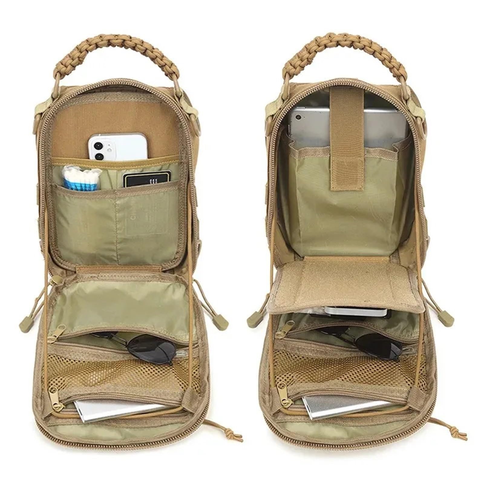Jungle Leopard chest bag shoulder strap adjustment for a secure fit