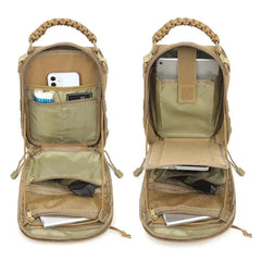 Jungle Leopard chest bag shoulder strap adjustment for a secure fit