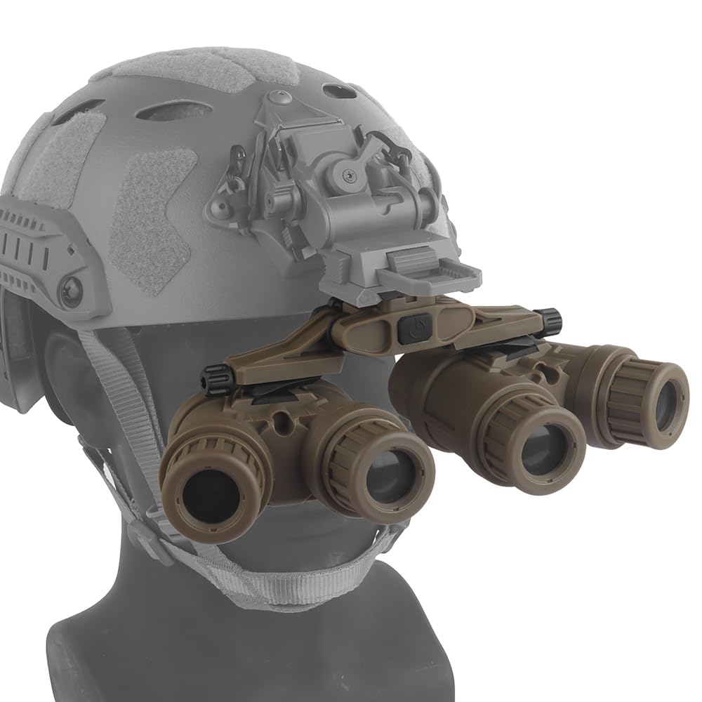 Jungle Leopard GPNVG-18 folded-side design for compact storage and realism.