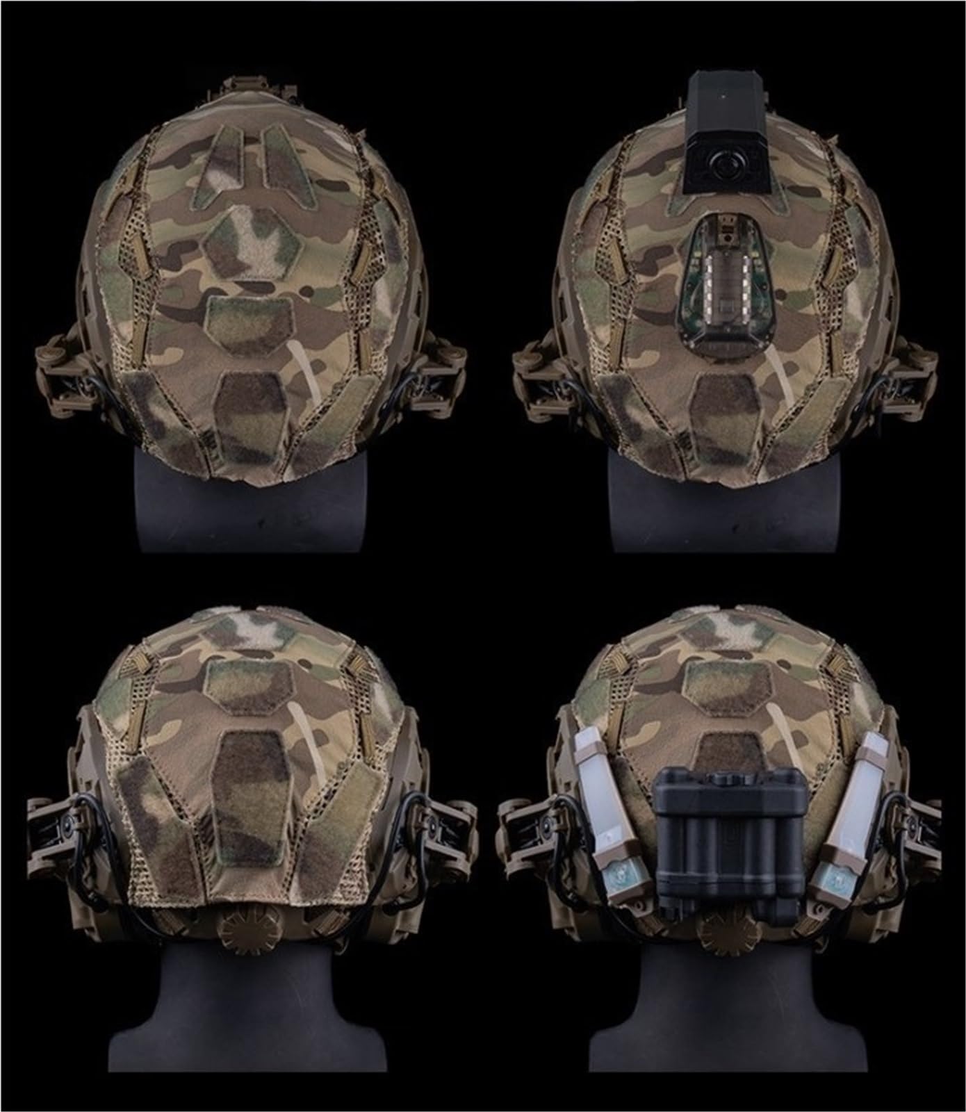 Jungle Leopard accessory-attachment-ready surface supports modular gear