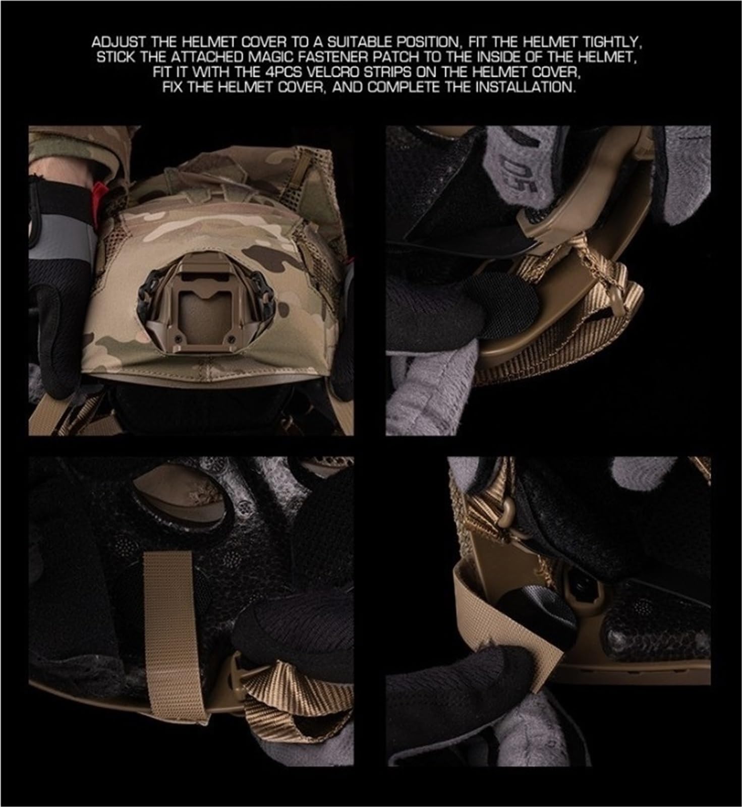 Jungle Leopard compact-silhouette preserves a low profile on helmets