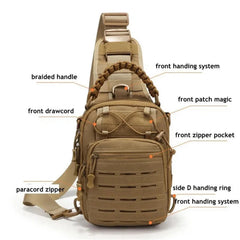 Jungle Leopard MOLLE utility sling with attachment system for modular gear
