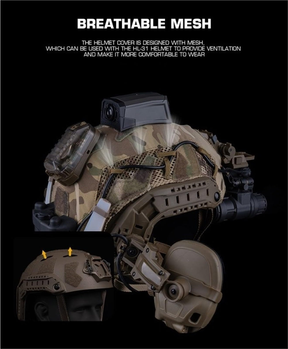 Jungle Leopard elastic straps help organize NVG power cords