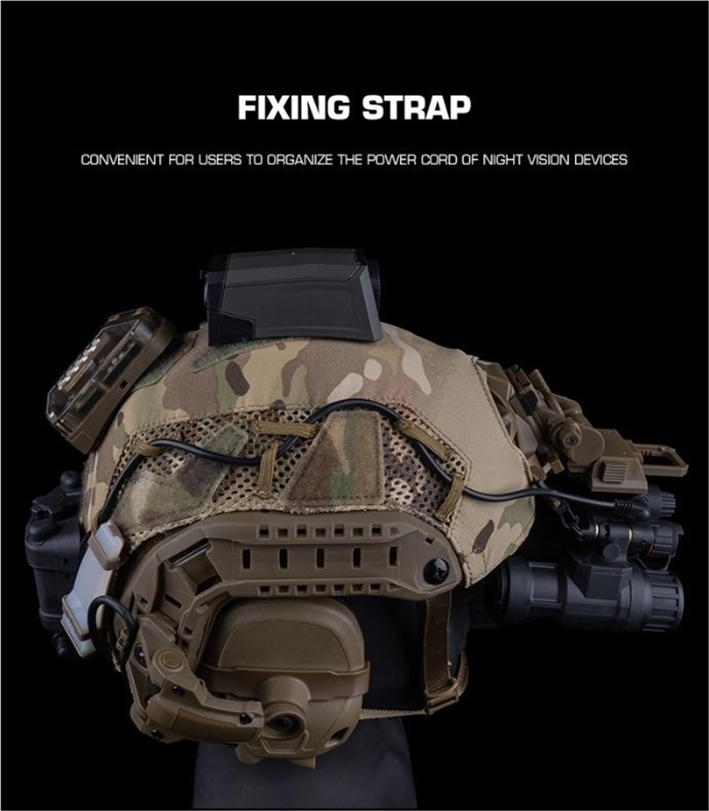 Jungle Leopard mesh detail promotes airflow while maintaining cover fit
