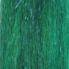 Just Add H2O SF Blend Dark Green fibers for saltwater baitfish patterns with bulk and flash.
