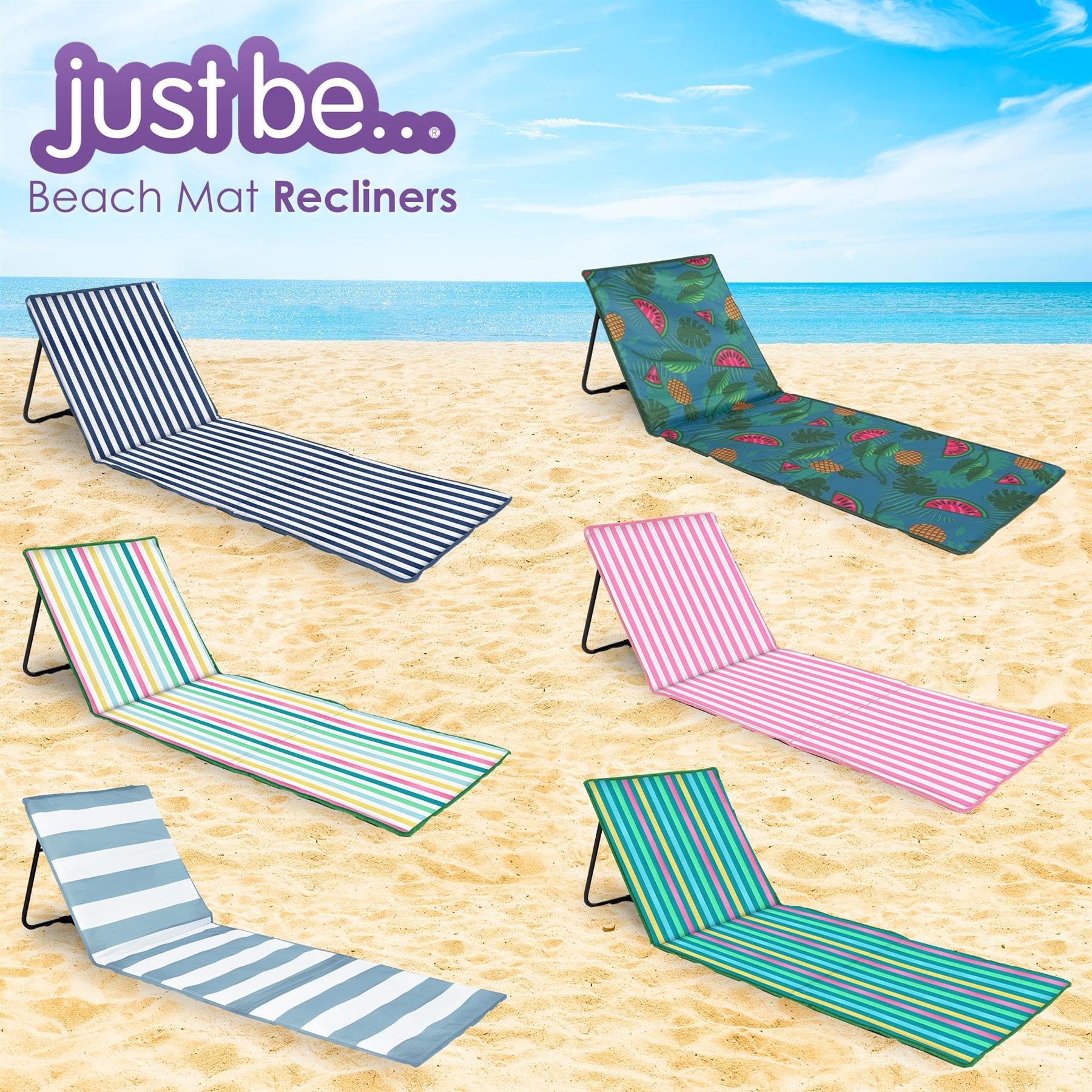 Just Be Beach Sun Mat great for festivals and holidays