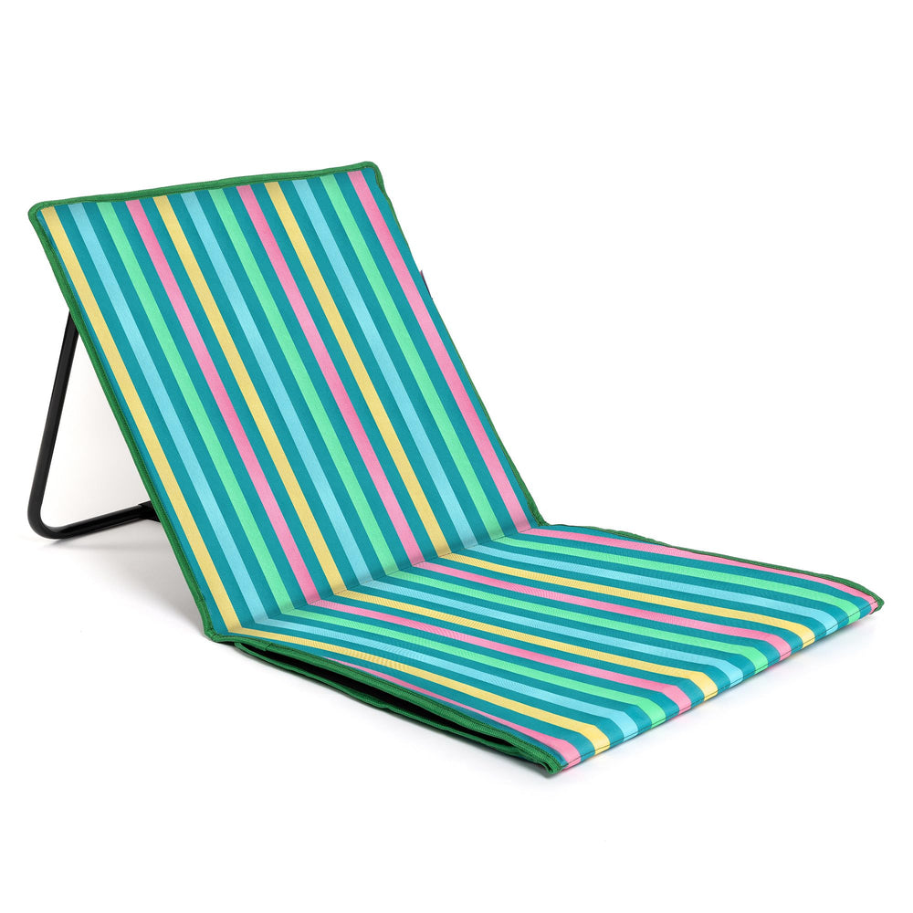 Just Be Beach Sun Mat folded to 52 x 52 cm for space saving.