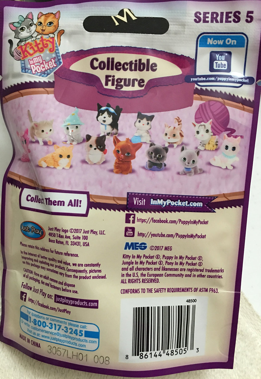Just Play Kitty in My Pocket blind pack showcases adorable surprises for imaginative play.