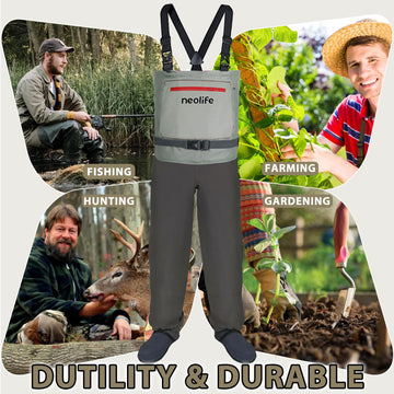 JUSTOOP gravel guards stop debris from entering footwear during wading