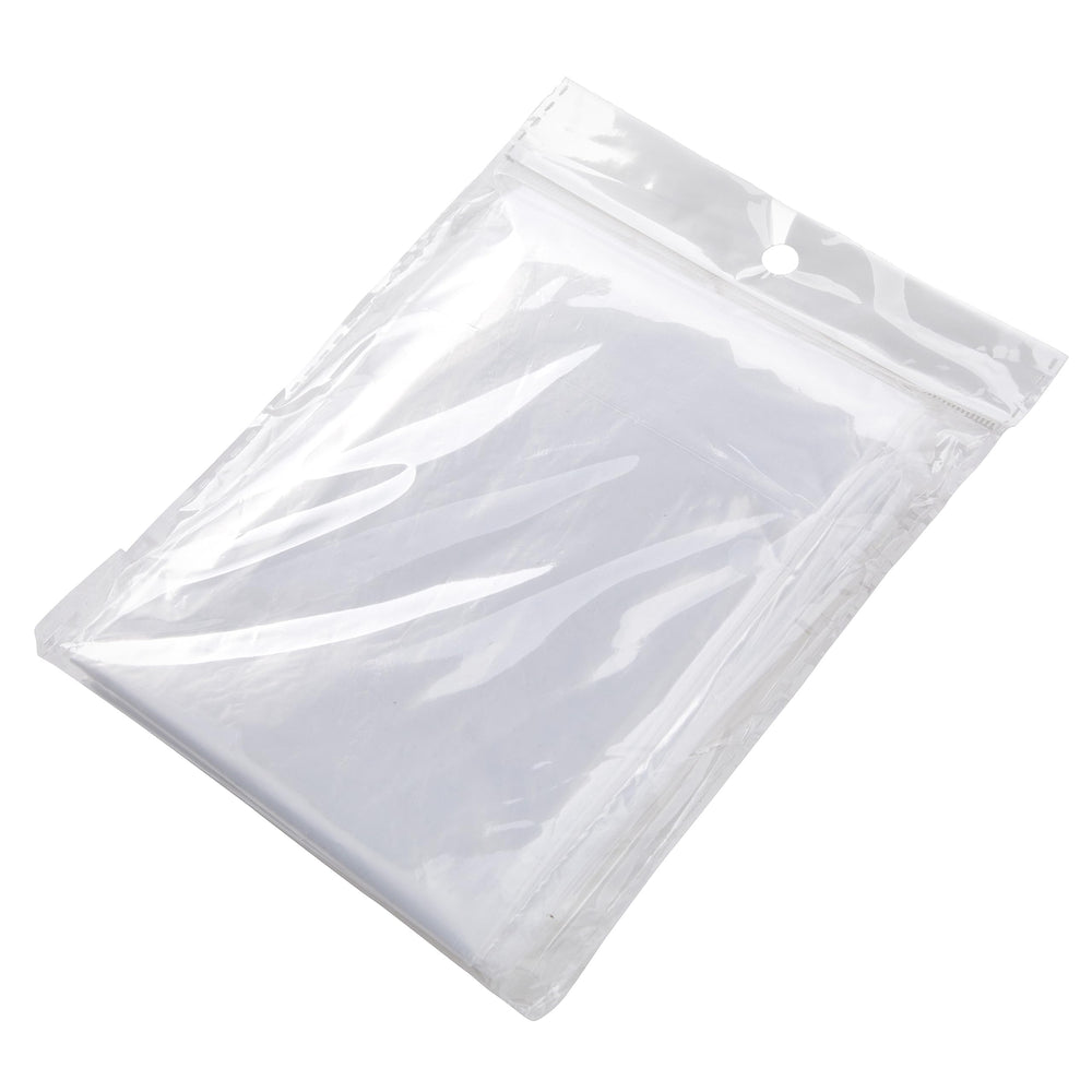 Juvale individually wrapped poncho enables quick access at events or travel