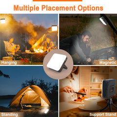 JUXWONE lantern 90-degree swivel for optimal lighting angle