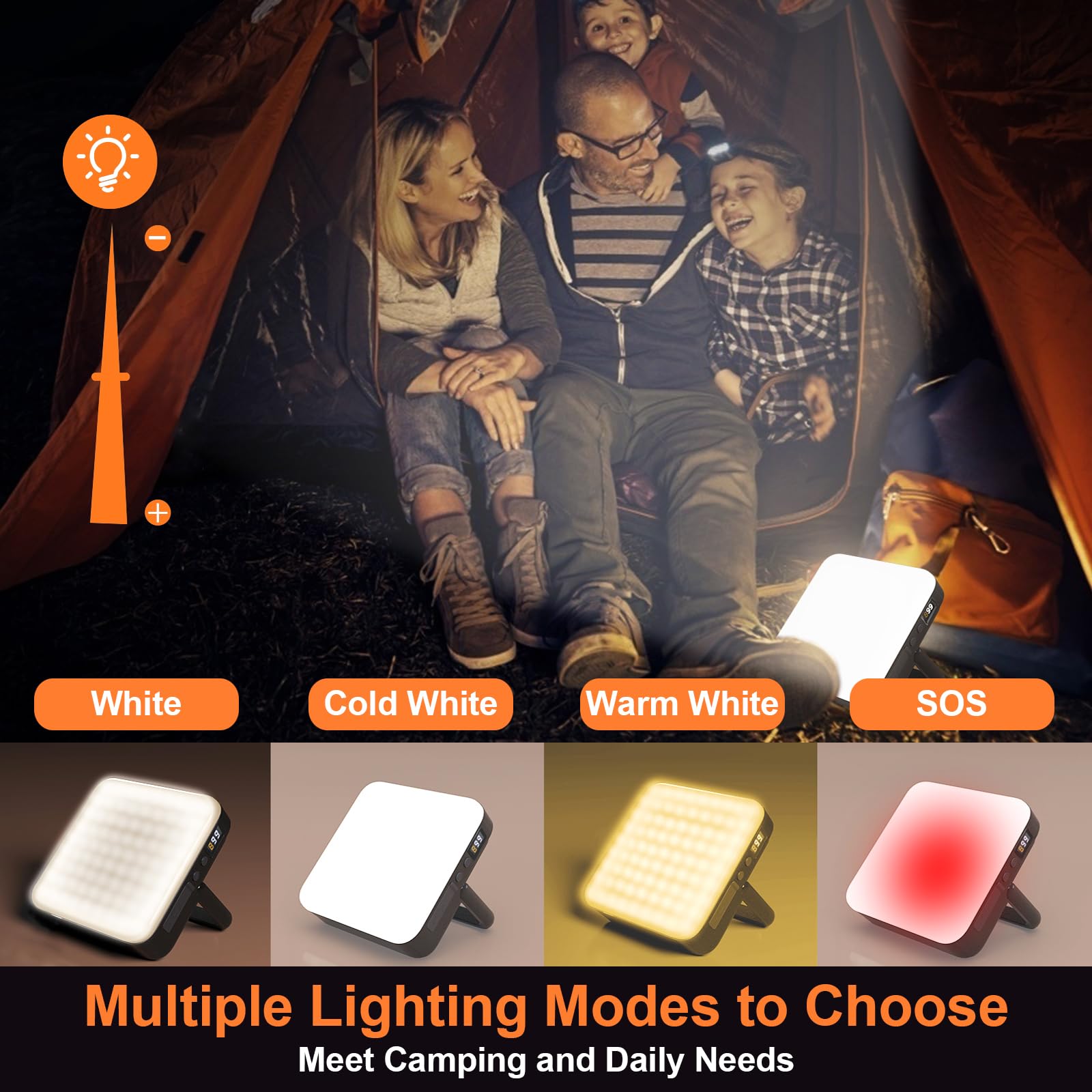 JUXWONE lantern magnetic back for hands-free setup on metal surfaces