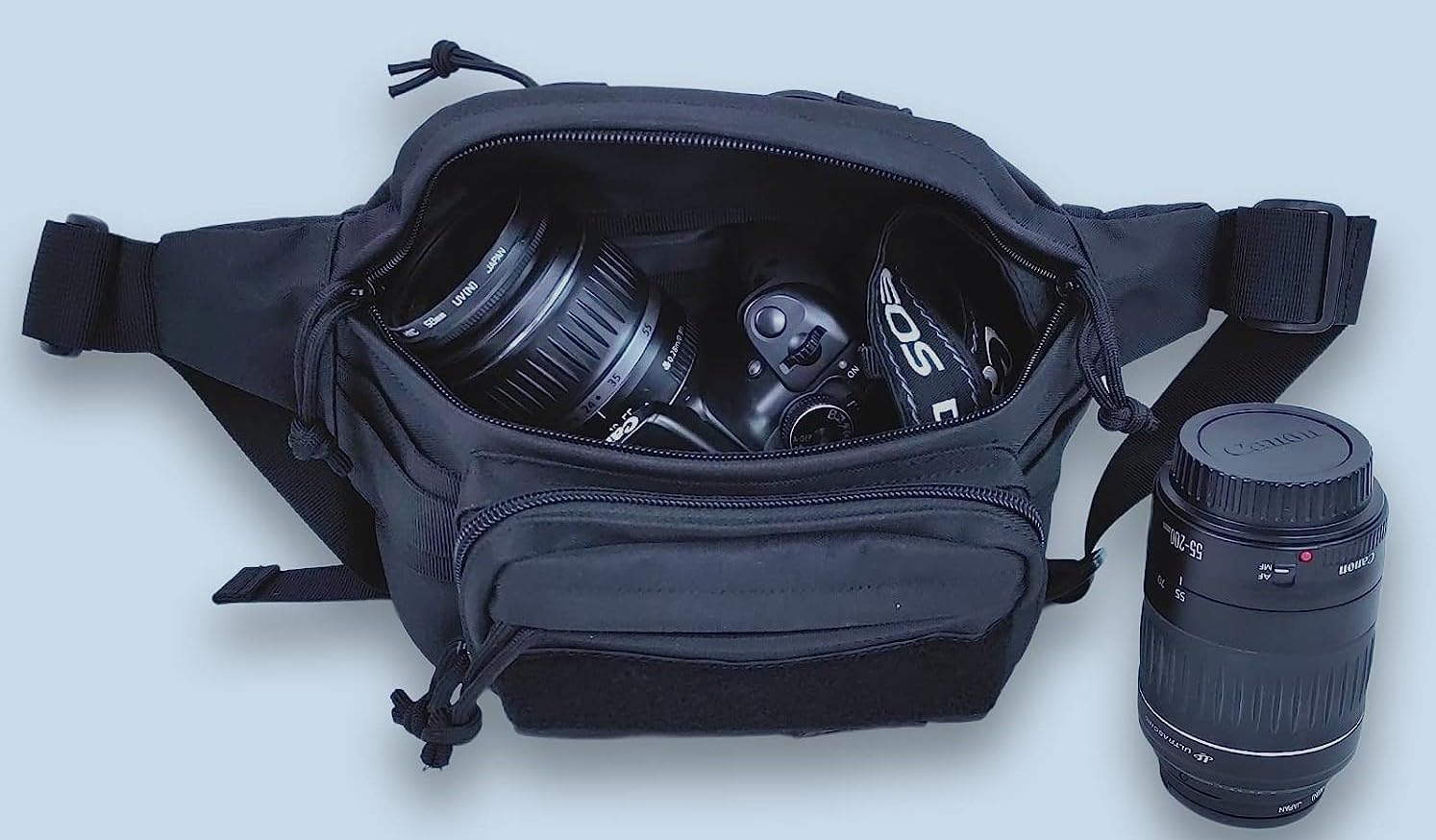 Juzar Tapal Collection MOLLE system expands carry options with compatible pouches.