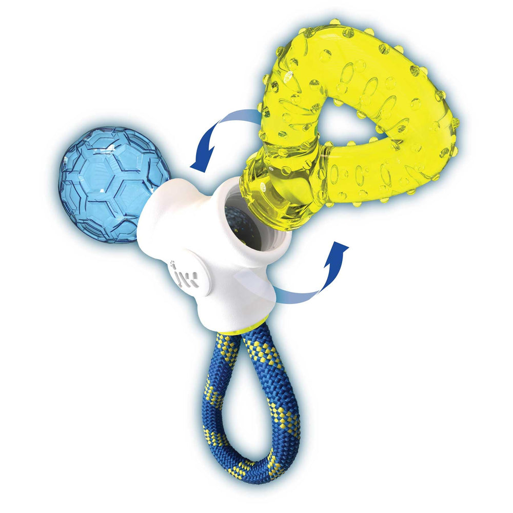 JW Puppy Connects teething ring offers a safe chew surface for puppies.