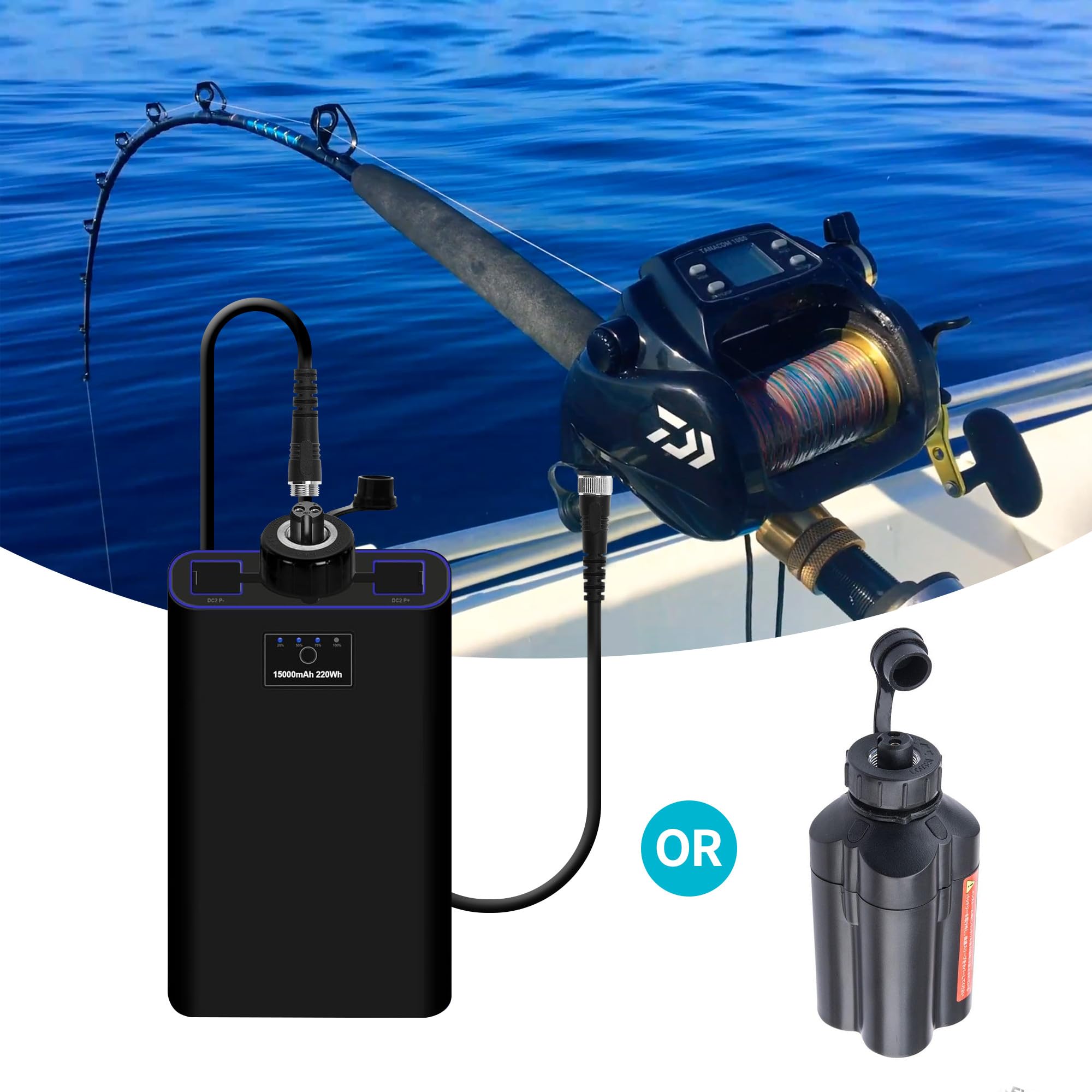 Compatible with Daiwa Tanacom Seaborg Leobritz models