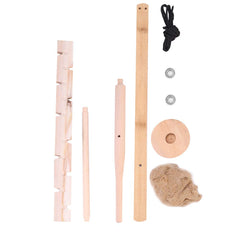 Jwthee Bow Drill Fire Starter Kit with ergonomic handle for a safe grip.