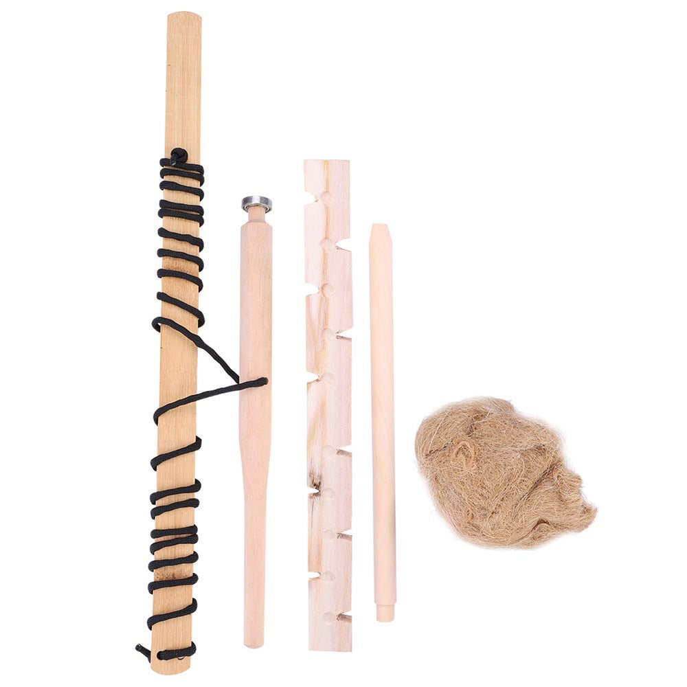 Jwthee Bow Drill Fire Starter Kit ready for outdoor use.