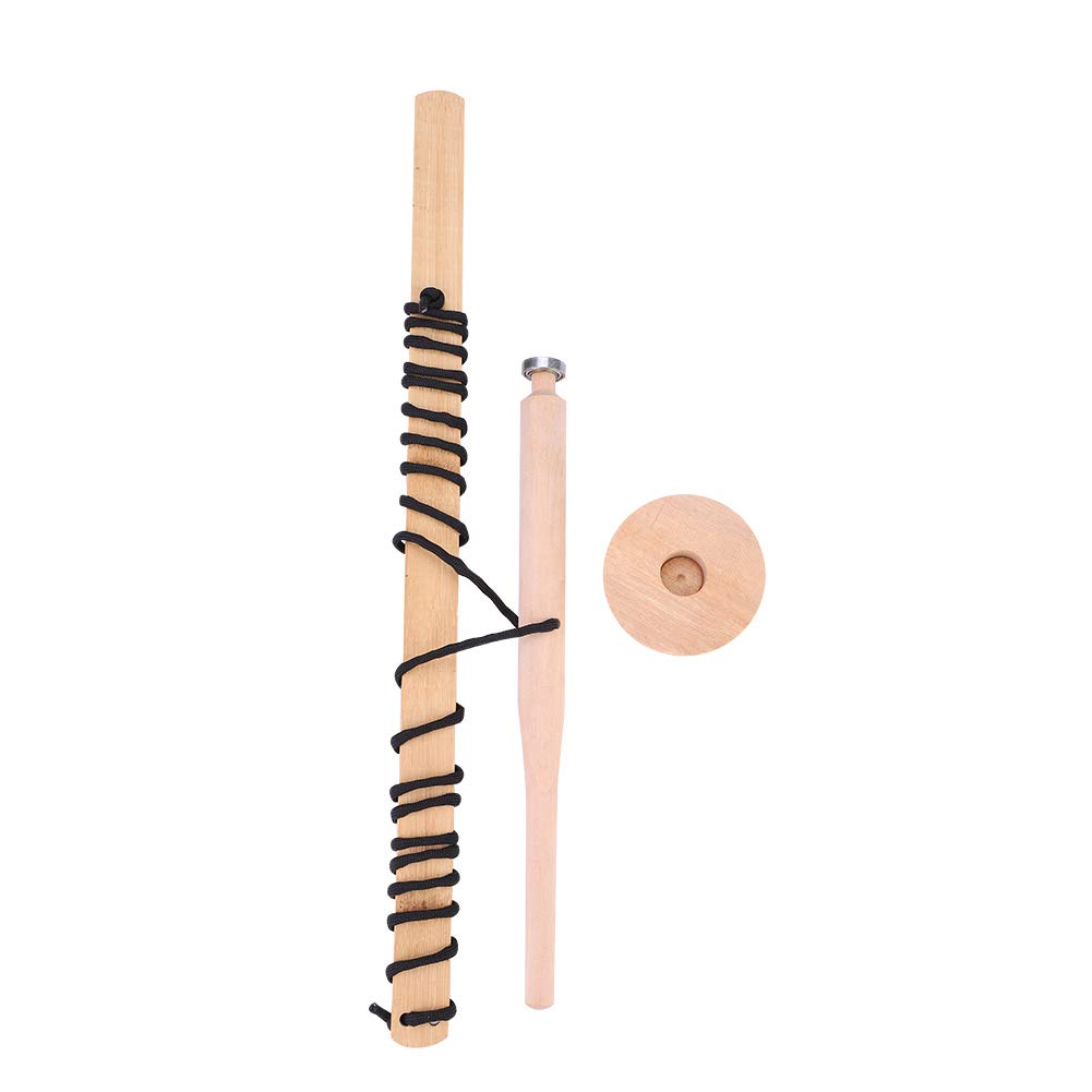 Jwthee Bow Drill Fire Starter Kit safety-focused design overview.