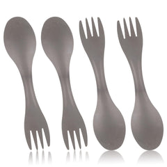 JWthee camping spork long handle assembled for outdoor dining