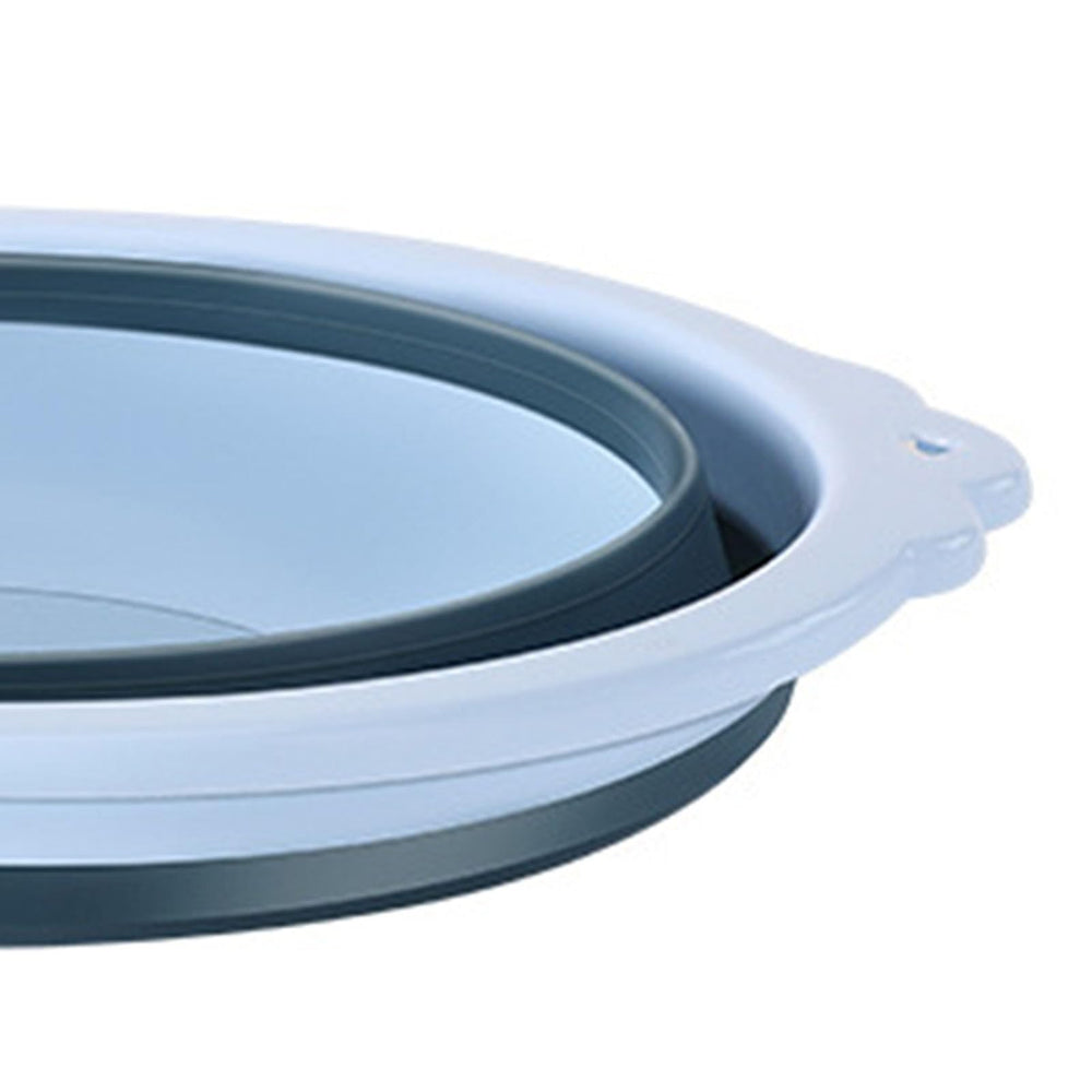 Jwthee collapsible wash basin blending with outdoor environments