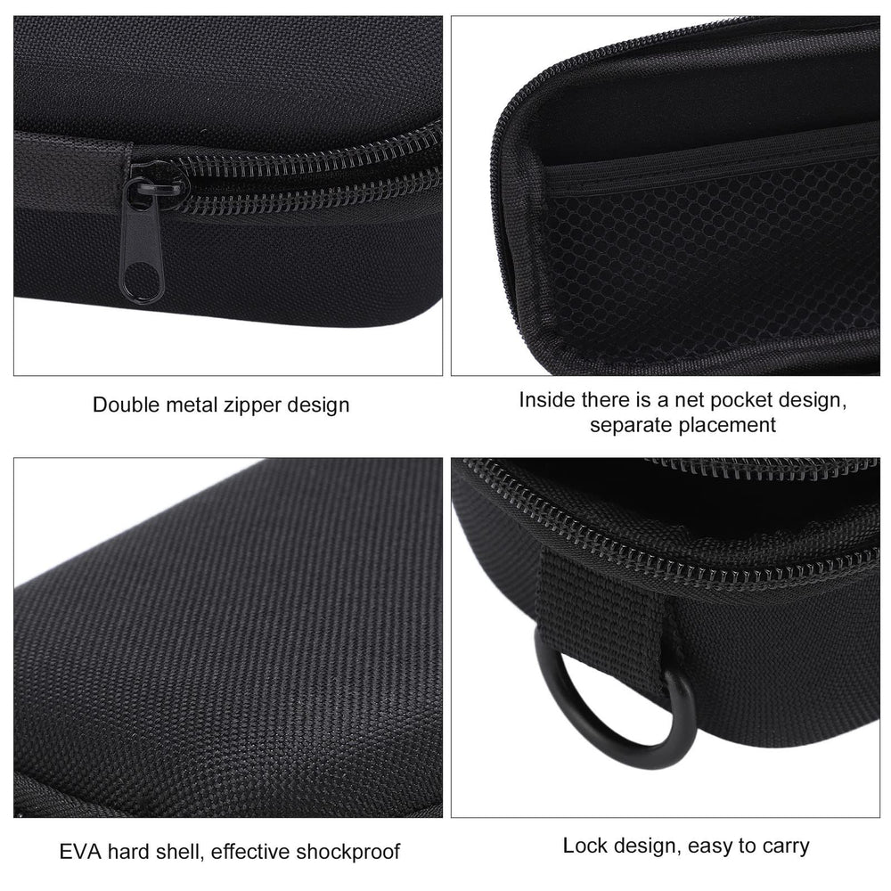 JWthee durable metal zipper on the rod case for quick access