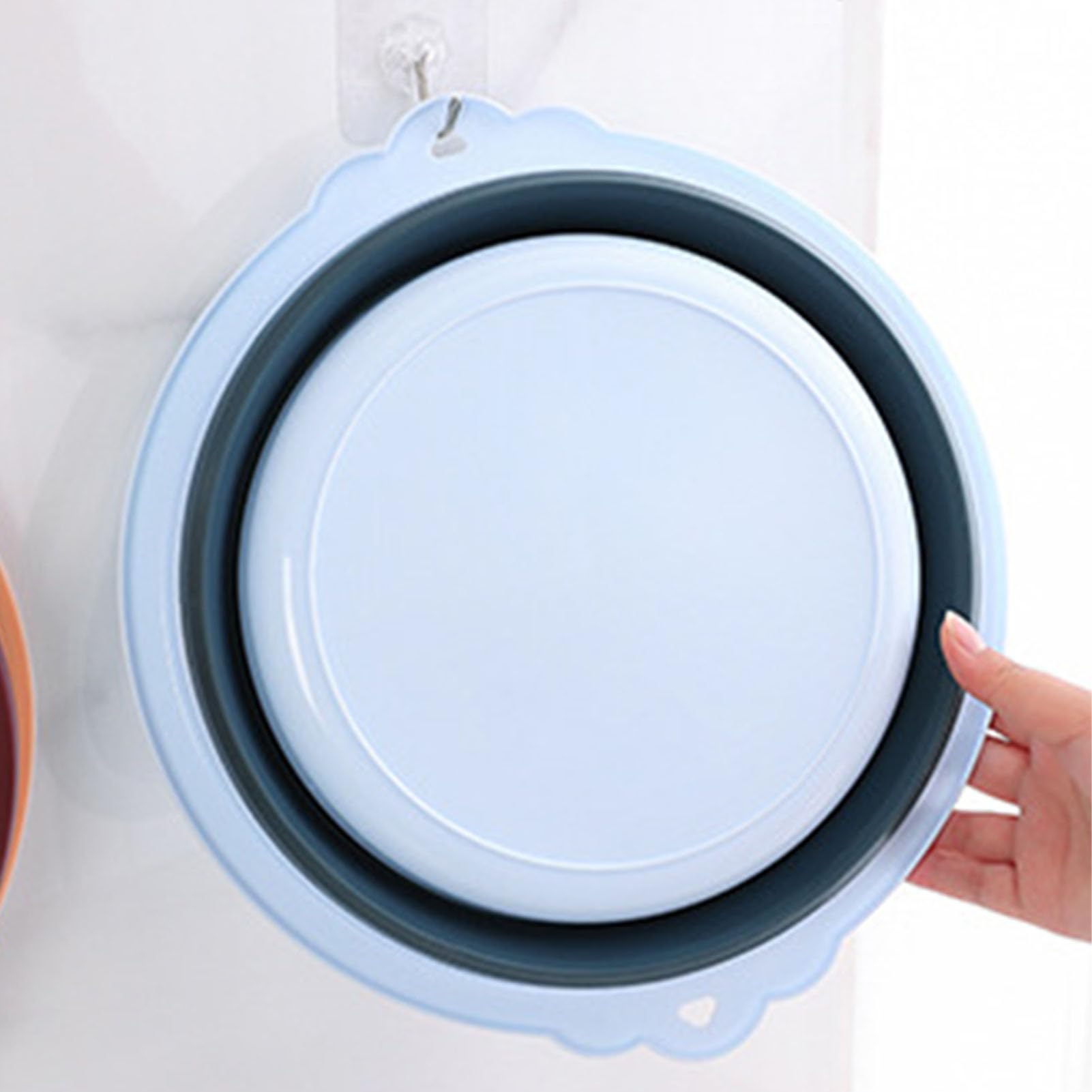 Jwthee round foldable basin used for camping and cleanup