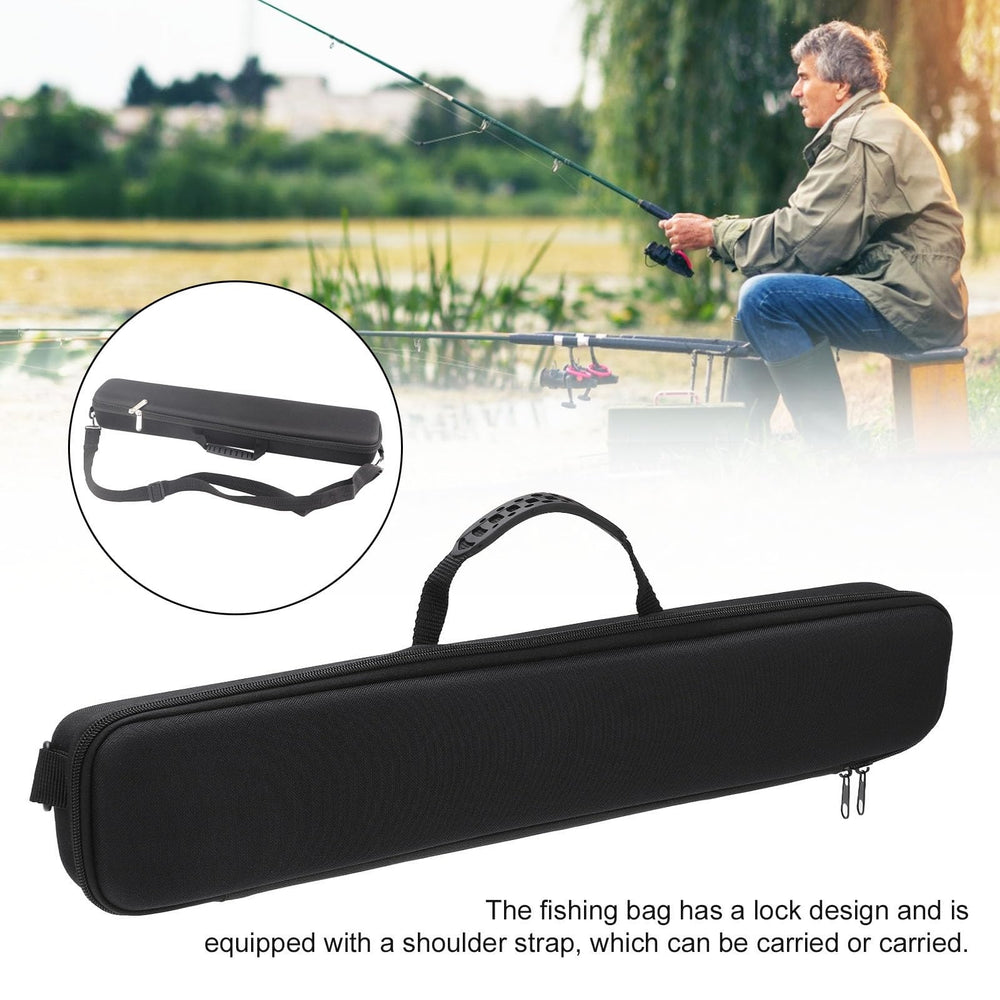 JWthee travel fishing rod case interior compartments keep rods organized